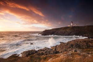 Killantringan Lighthouse, West coast of Scotland.