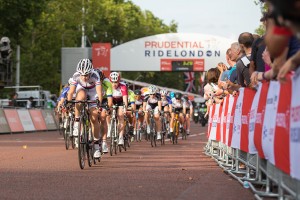 Prudential RideLondon, Grand Prix – junior race on The Mall, London. 9 August 2014